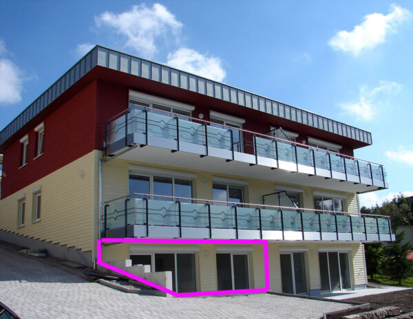 Wohnung Nr. 5 mit großer Terrasse, Haus Ohragrund